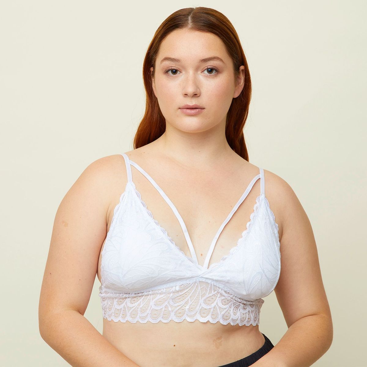 DAHLA - Bralette con relleno removible de Encaje Dahla