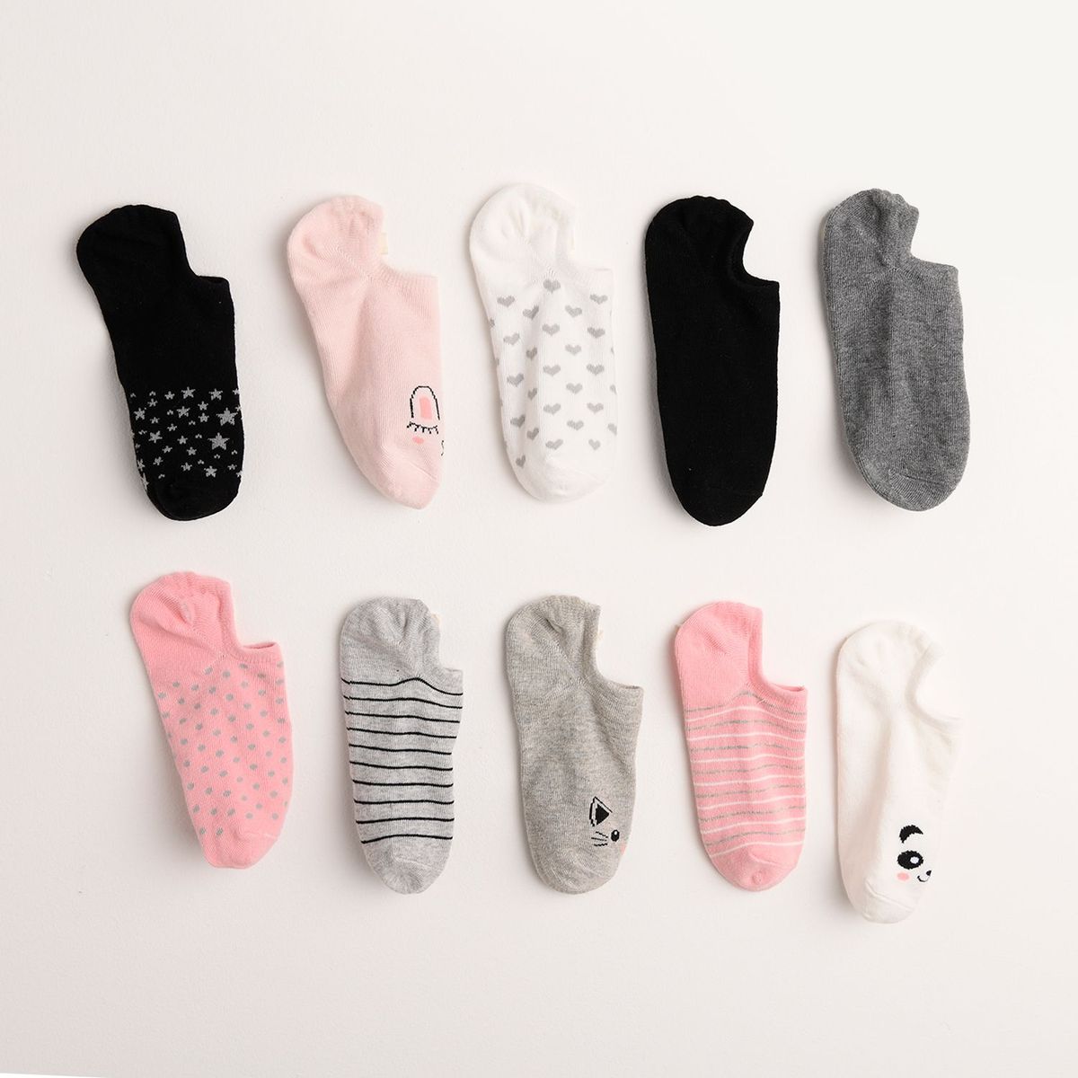 SYBILLA - Medias Corto Mujer Sybilla Pack de 10