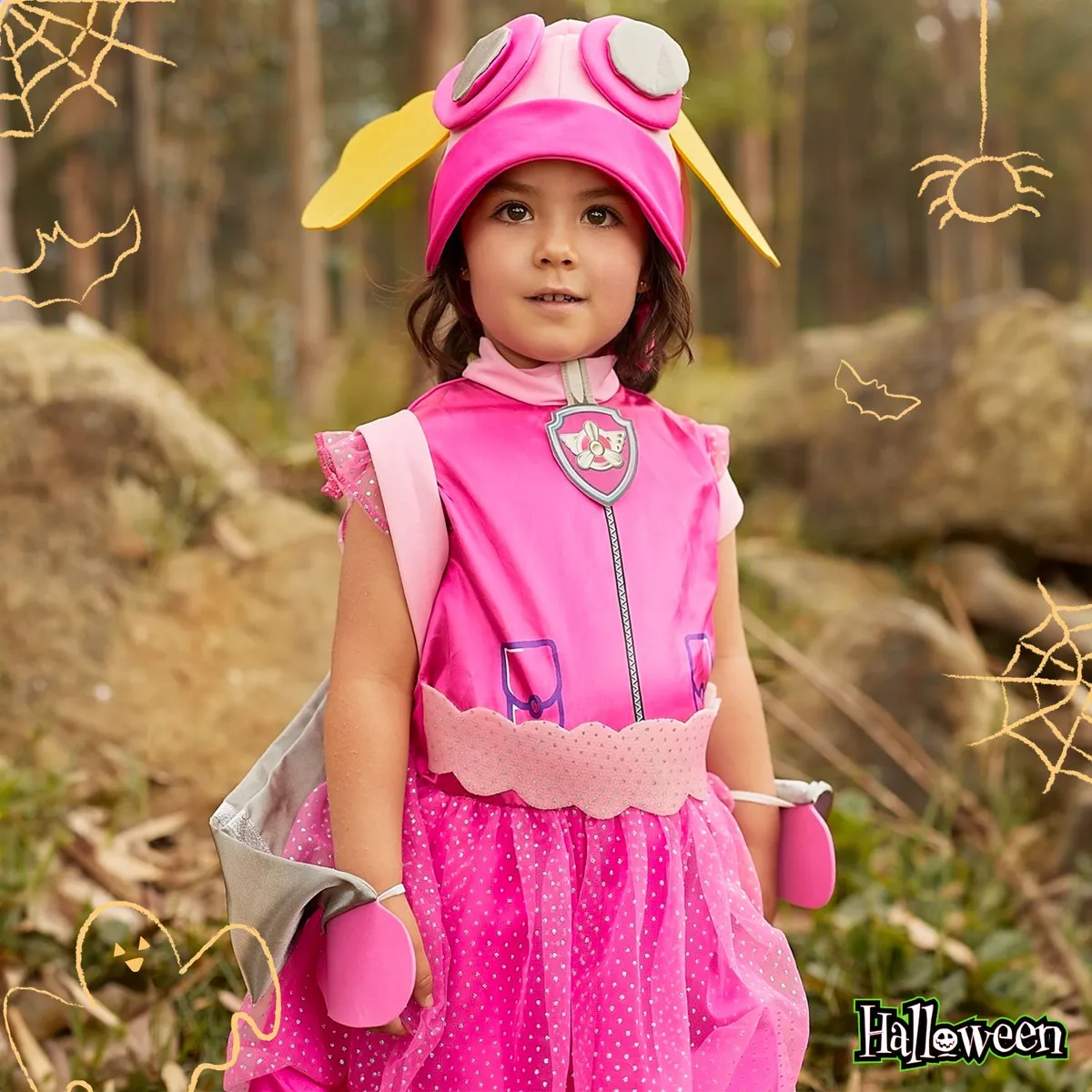 PAW PATROL - Disfraz para niña Sky Paw Patrol