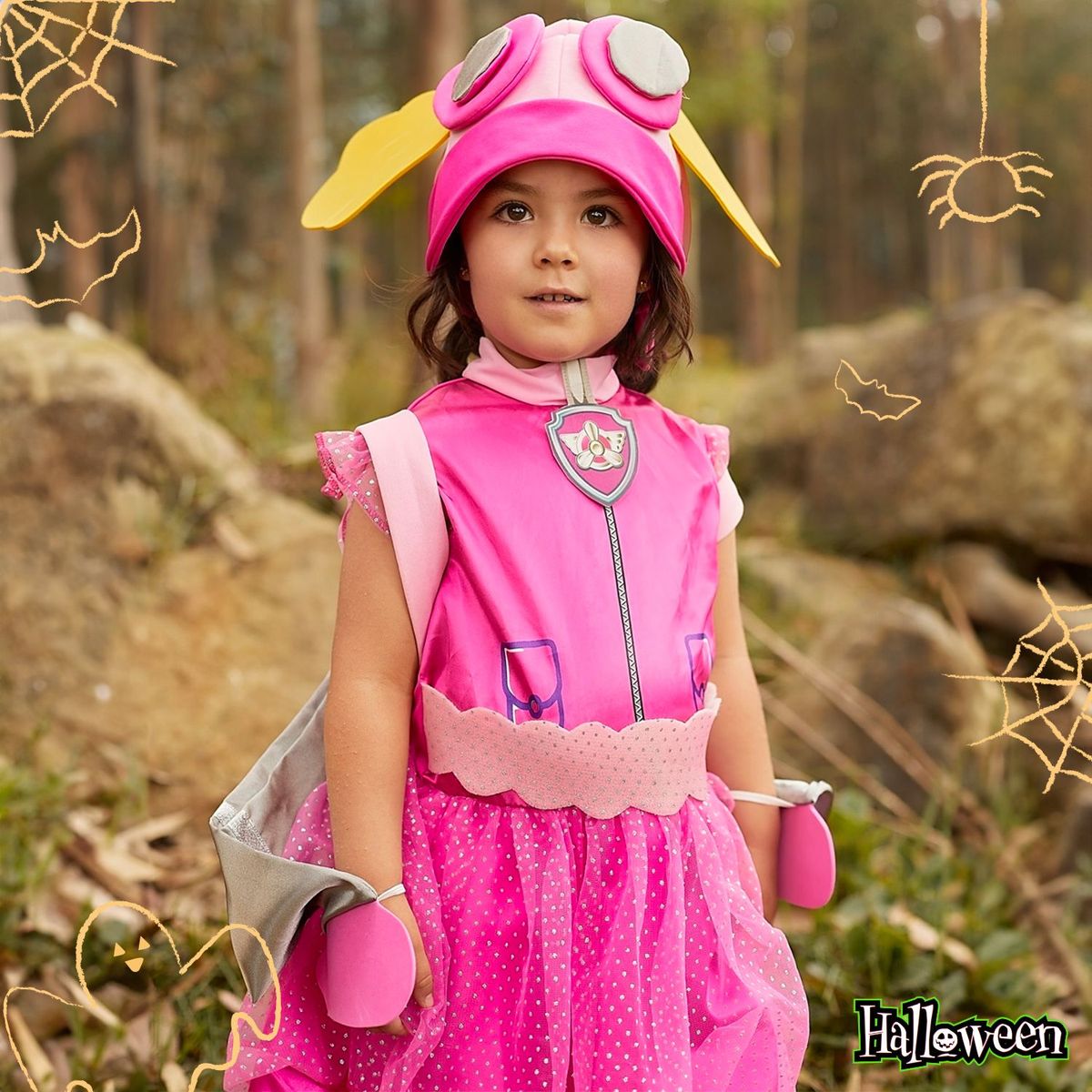 PAW PATROL - Disfraz para niña Sky Paw Patrol