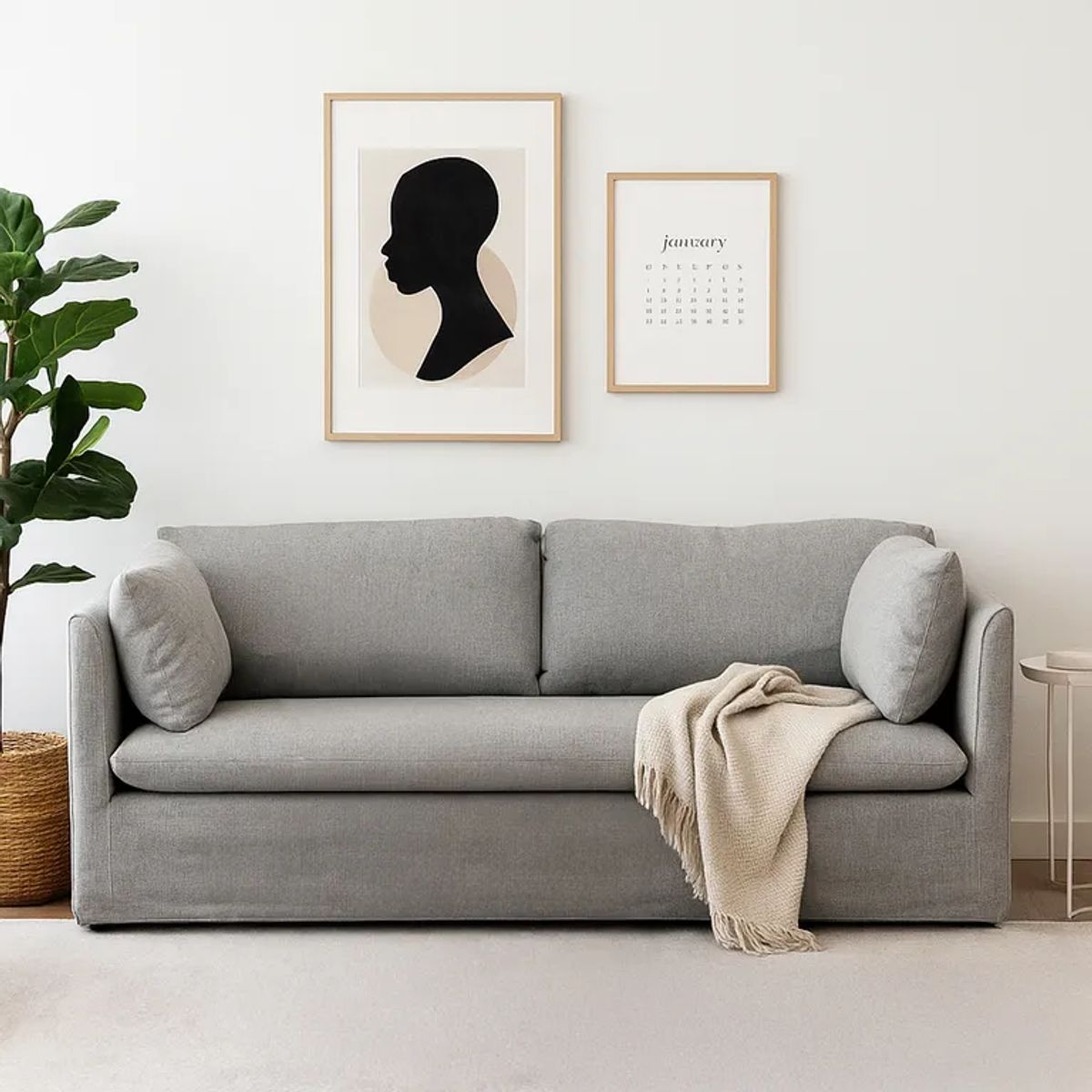 BASEMENT HOME - Sofá Cama 3 puestos Clara 192 x 96 x 76 cm Basement Home