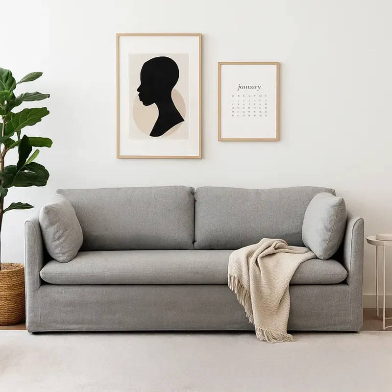 BASEMENT HOME - Sofá Cama 3 puestos Clara 192 x 96 x 76 cm Basement Home