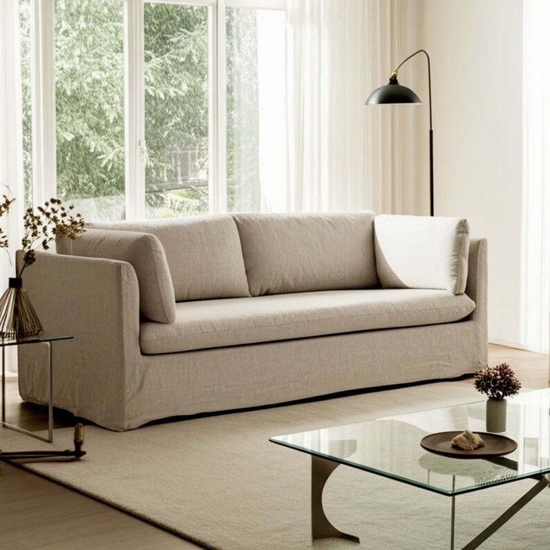 BASEMENT HOME - Sofá Cama 3 Puestos en Poliéster 192 x 76 x 96 - Mueble Basement Home Clara -  0% Interés a 3, 6 o 12 Cuotas Pagando con tu CMR Banco Falabella
