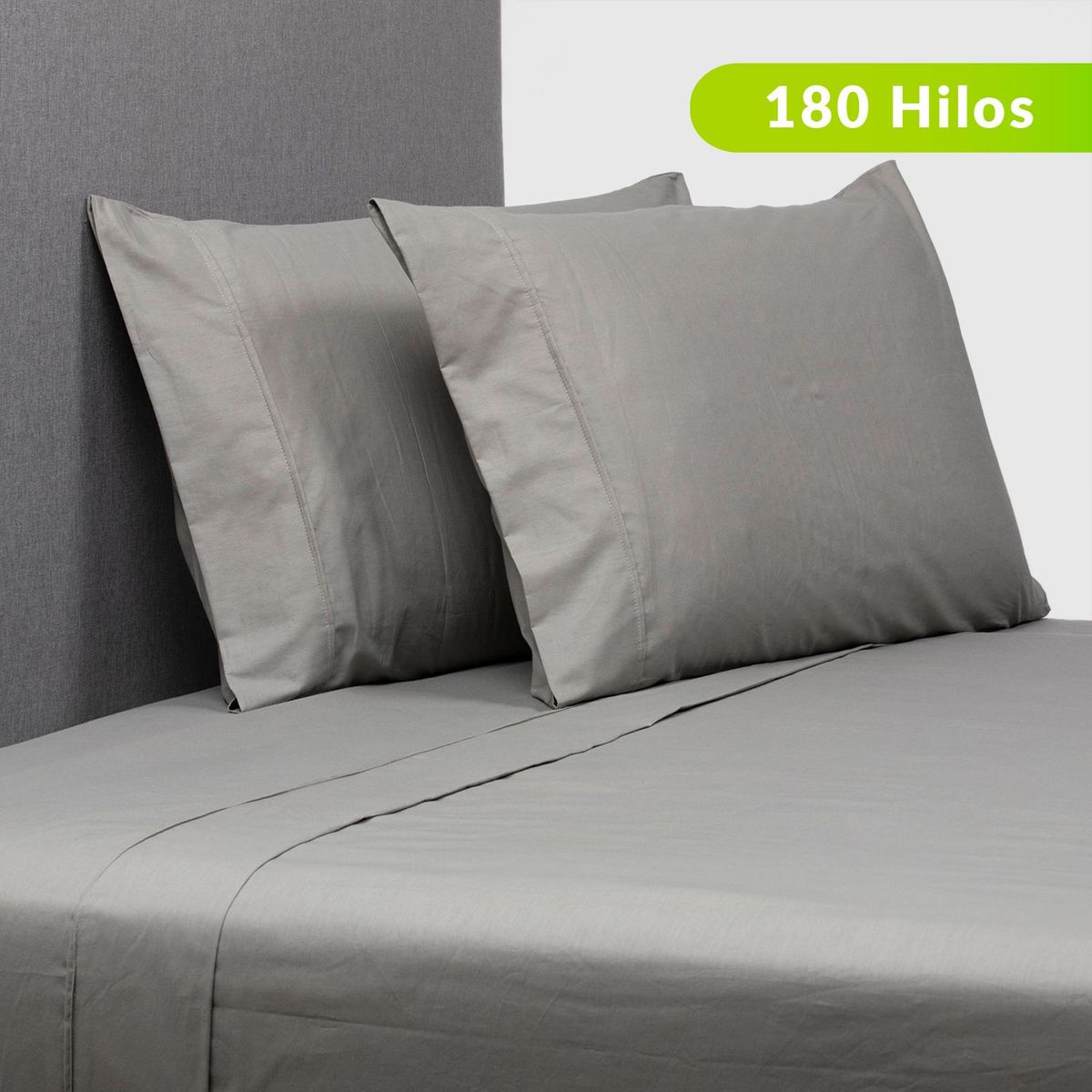 MICA - Juego de Sábanas Lisa de Algodón 180 Hilos Mica