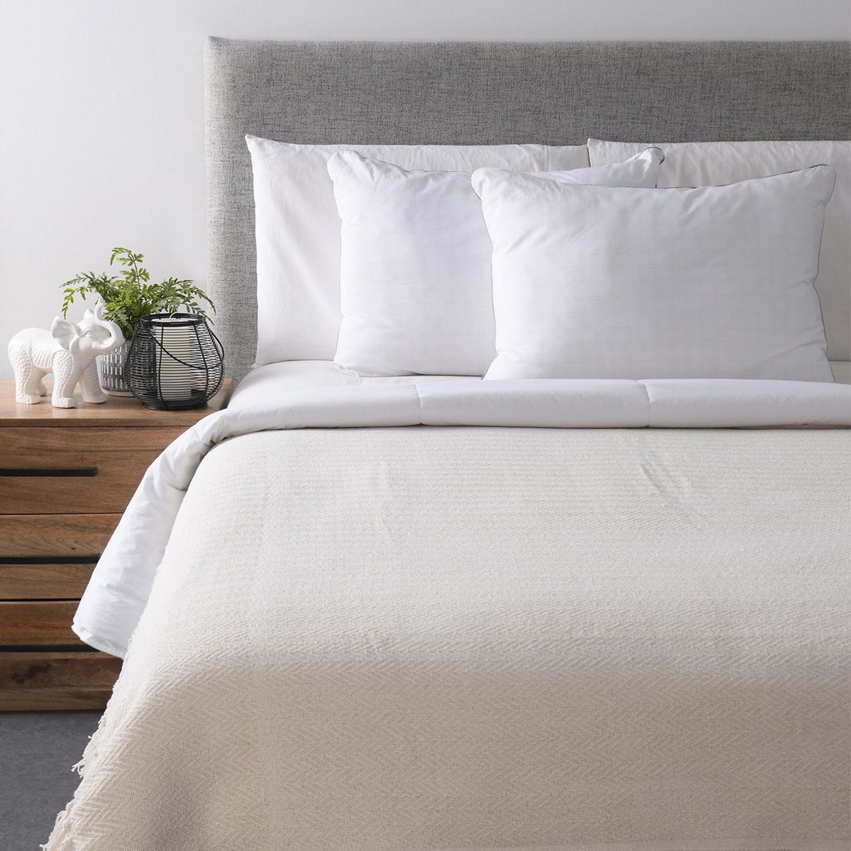 MICA - Manta Herring de Algodón Mica 125x150 cm