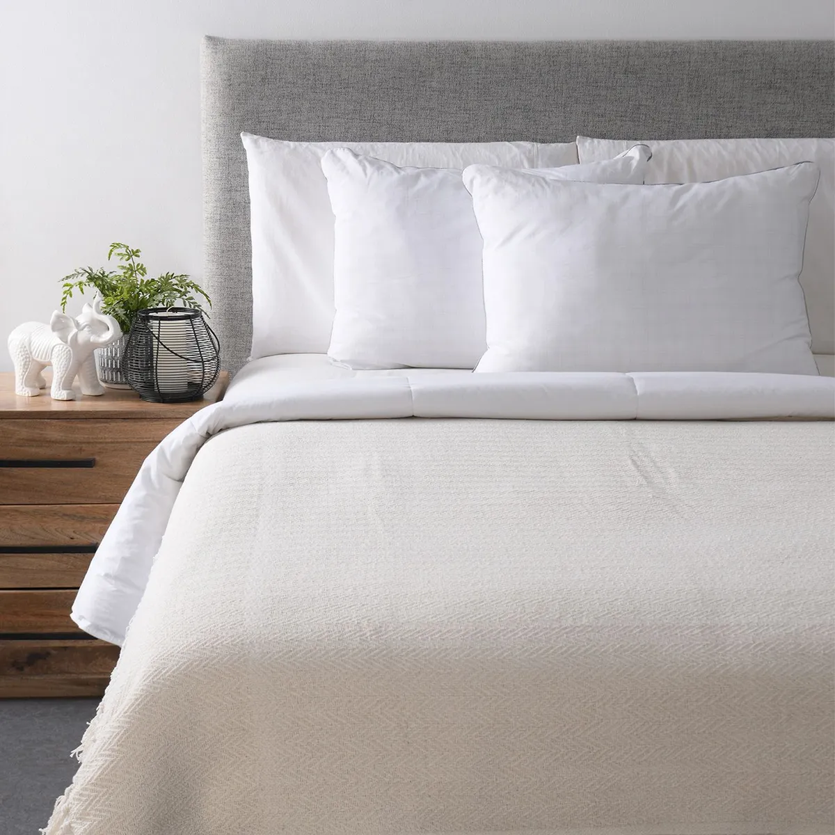 MICA - Manta Herring de Algodón Mica 125x150 cm