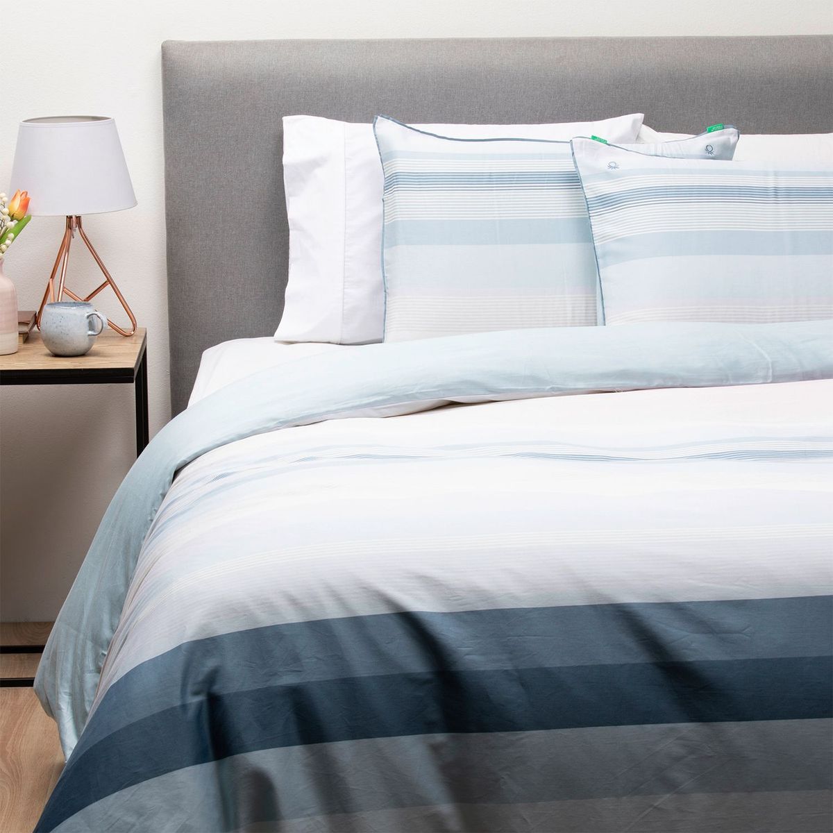 BENETTON - Funda de Duvet Algodón Arcobaleno