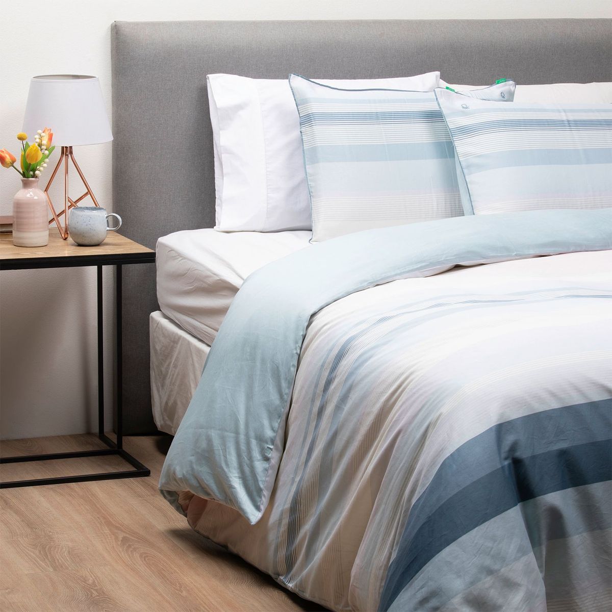 BENETTON - Funda de Duvet Algodón Arcobaleno