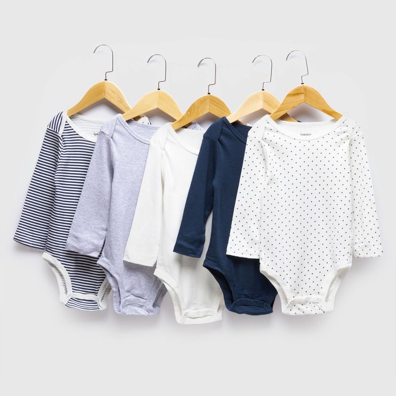 YAMP - Bodies Bebé Unisex Pack x5 Algodón Yamp