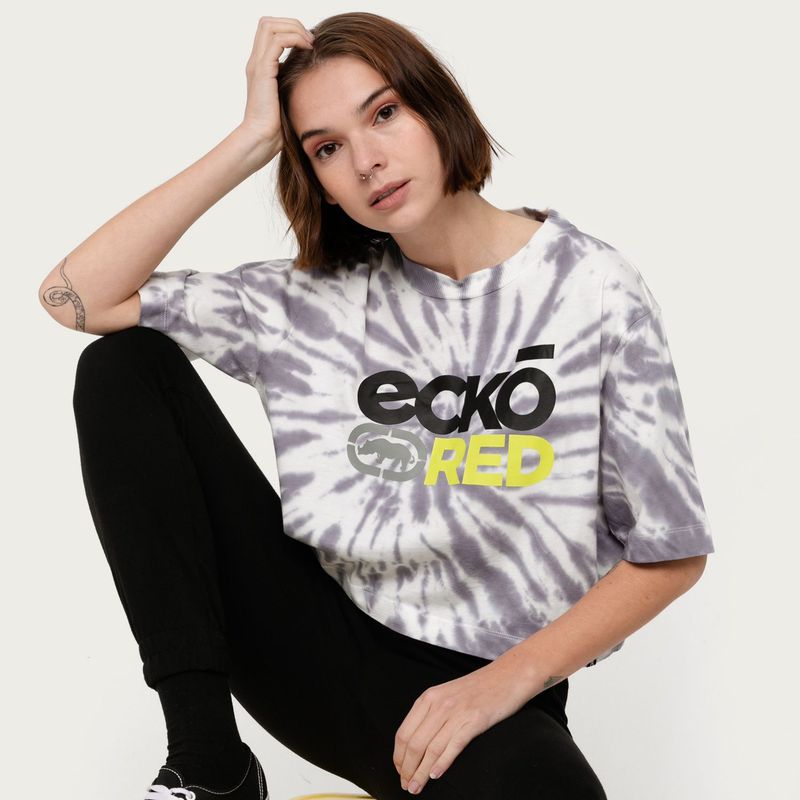 ECKO - Camiseta Mujer Manga corta Ecko