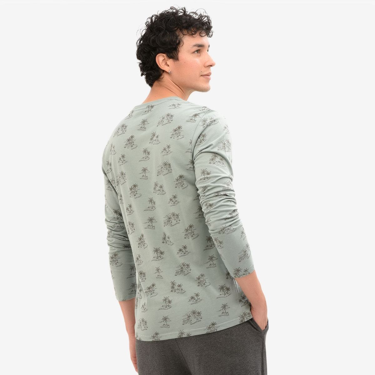 BEARCLIFF - Camiseta Básica Hombre Bearcliff