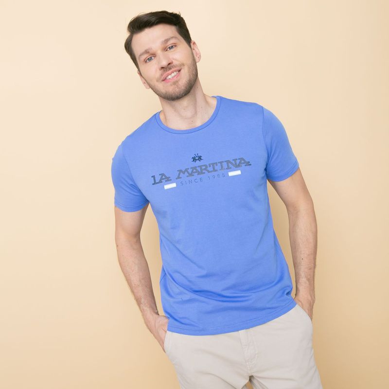 LA MARTINA - Camiseta Hombre Manga Corta La Martina