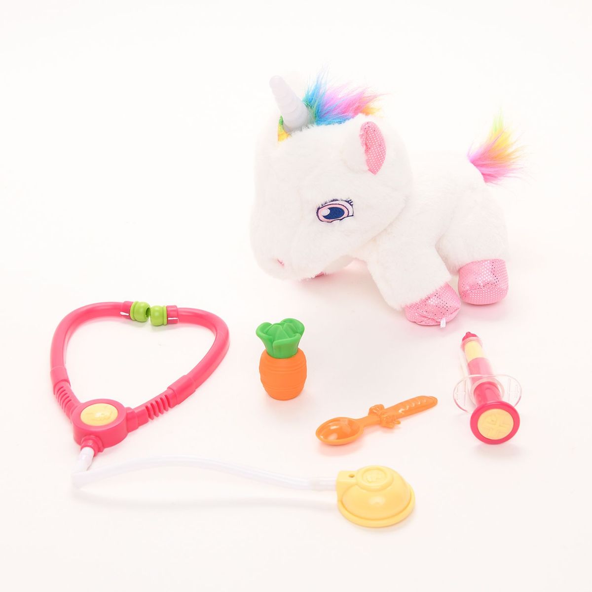  - Kit para Veterinario de Juguete, incluye (peluche + accesorios), a partir de 1 año