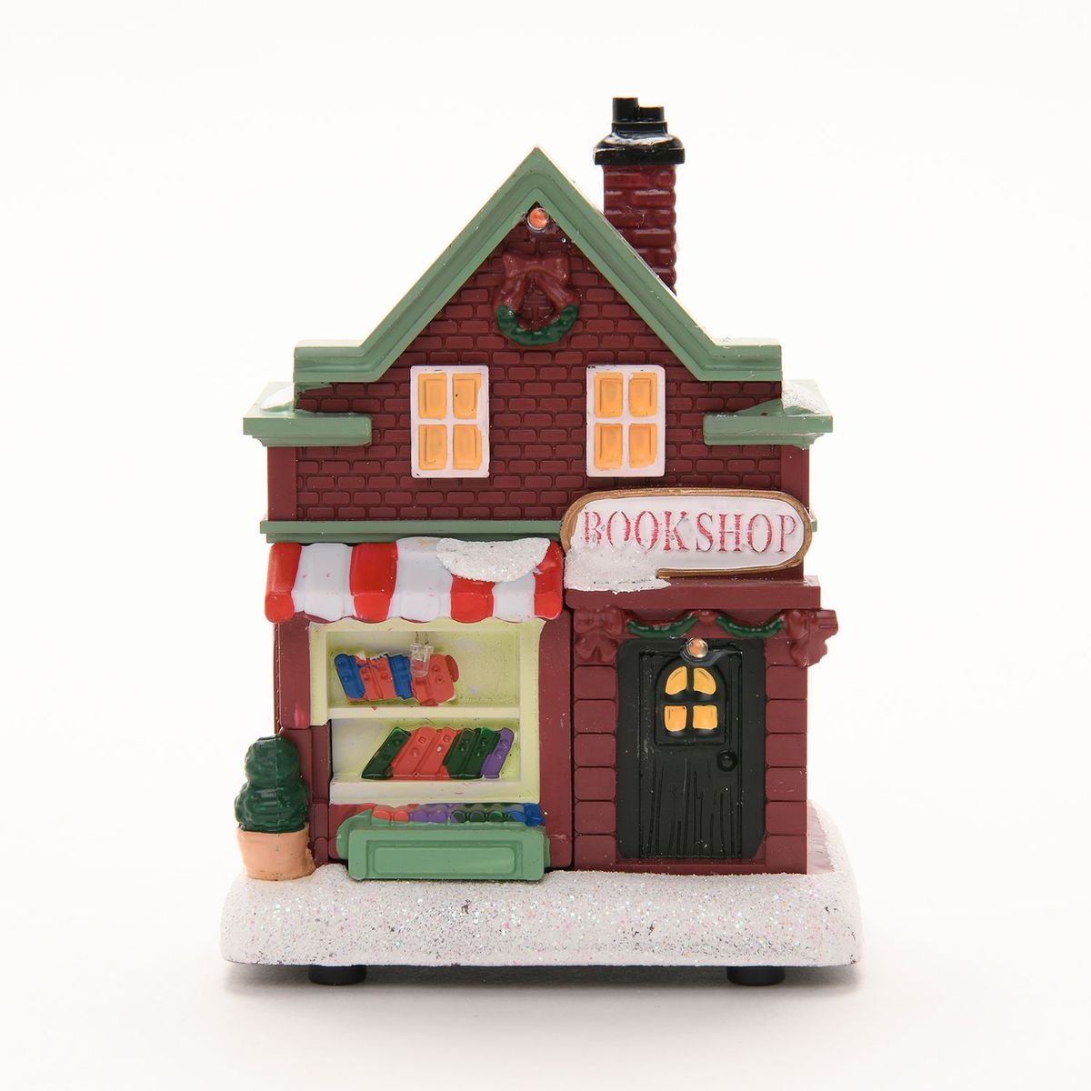 MICA - Villa Navideña: Farol Papá Noel 37 cm