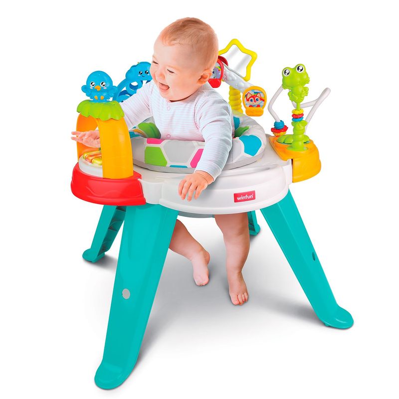 WINFUN - Centro de Actividades para bebé Winfun, tiene luces y sonido.