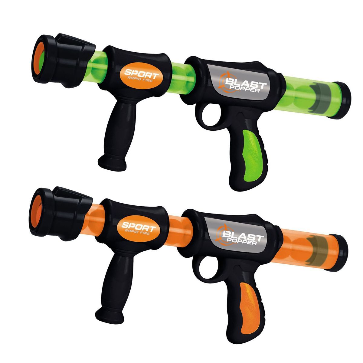  - Lanzador de pelotas de espuma para niños. Incluye 2 lanzadores, 24 bolas y protección