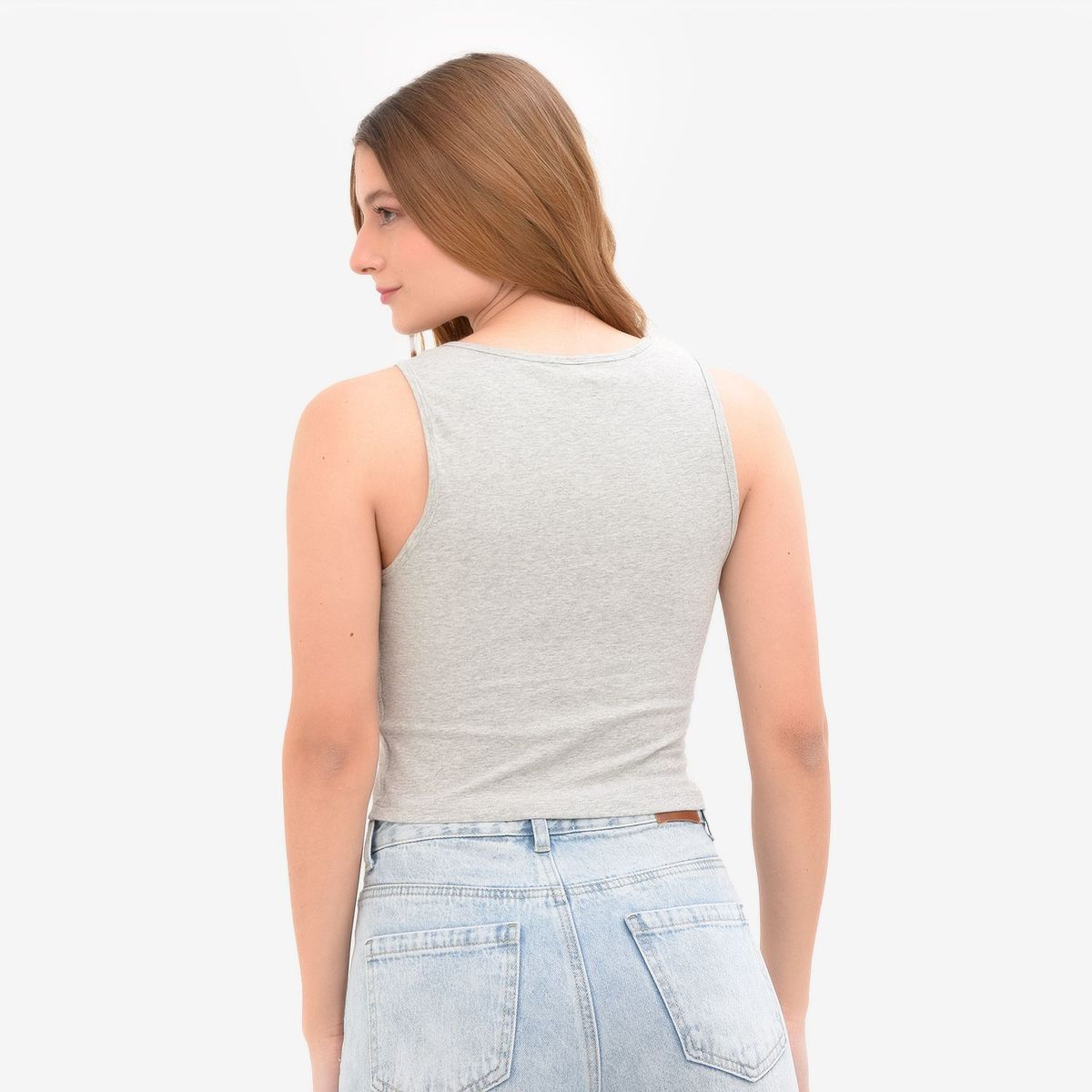 SYBILLA - Crop top Mujer Algodón Sybilla Slim fit