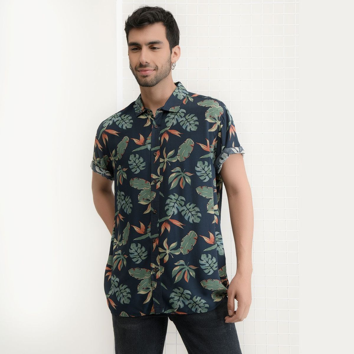 DENIMLAB - Camisa Casual Hombre Denimlab