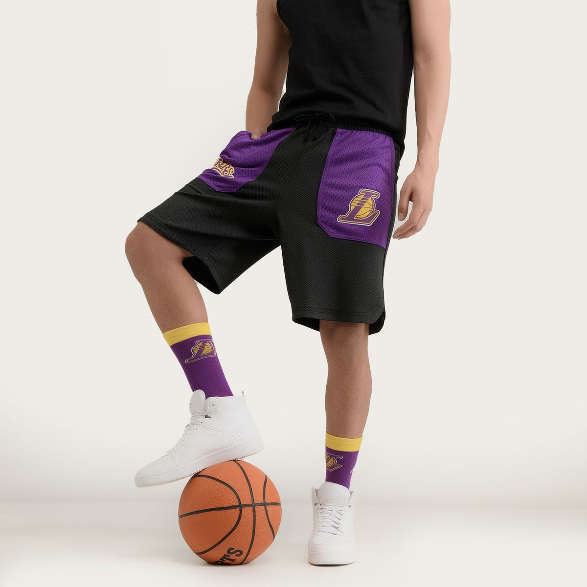 ECKO - Camiseta Hombre Manga Corta NBA LA Lakers