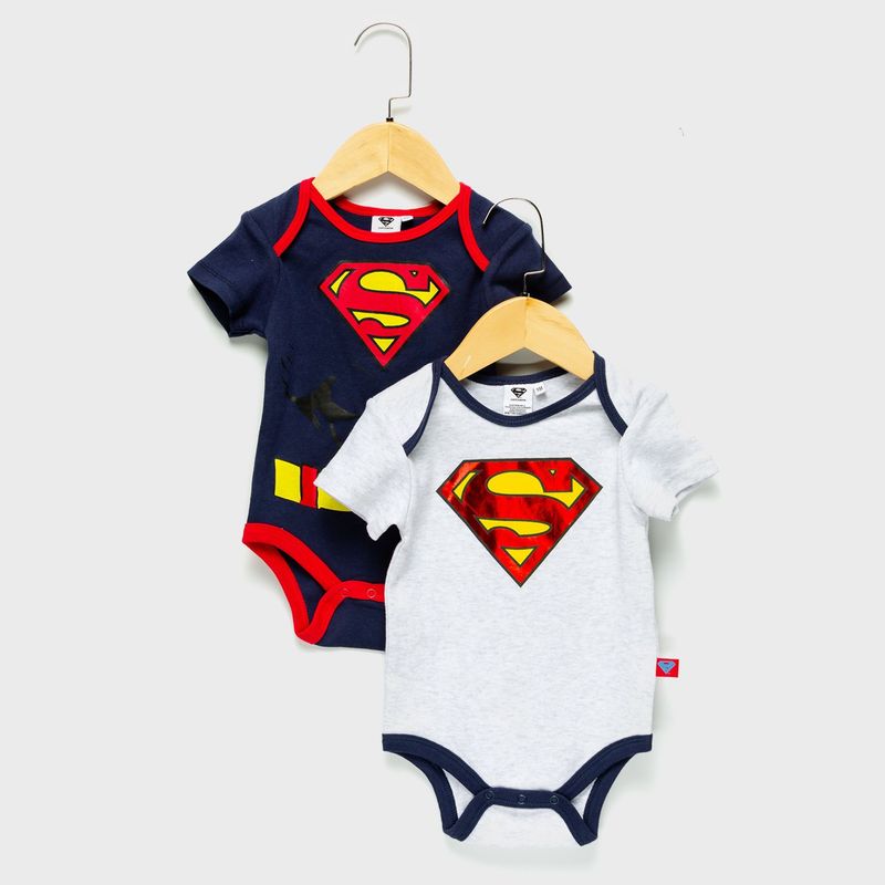 DC COMICS - Bodies Bebé Niño Pack x2 Dc Comics