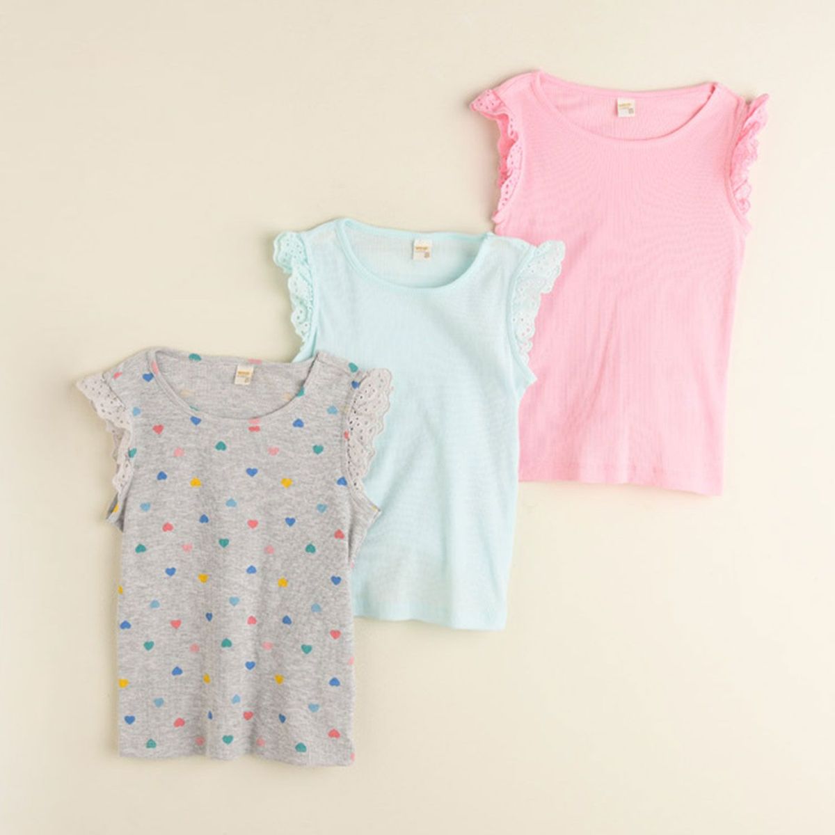 YAMP - Camiseta Niña Pack x3 Yamp