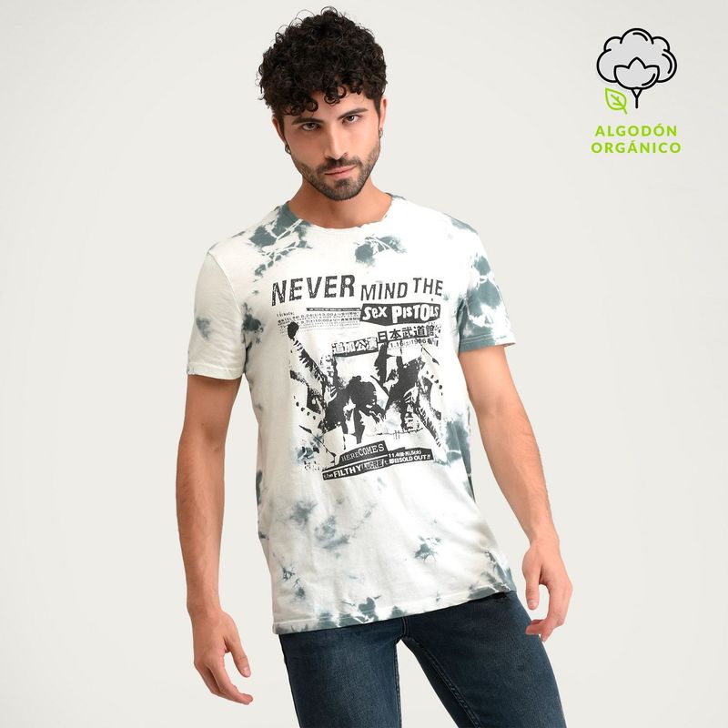 DENIMLAB - Camiseta Hombre Manga Corta Sex Pistols