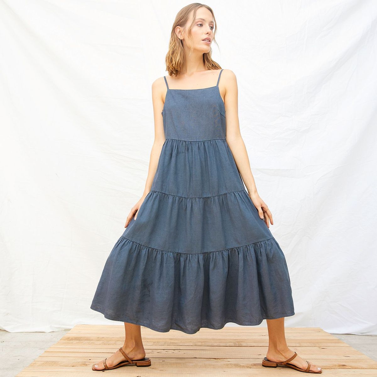 BENETTON - Vestido para Mujer Largo Benetton