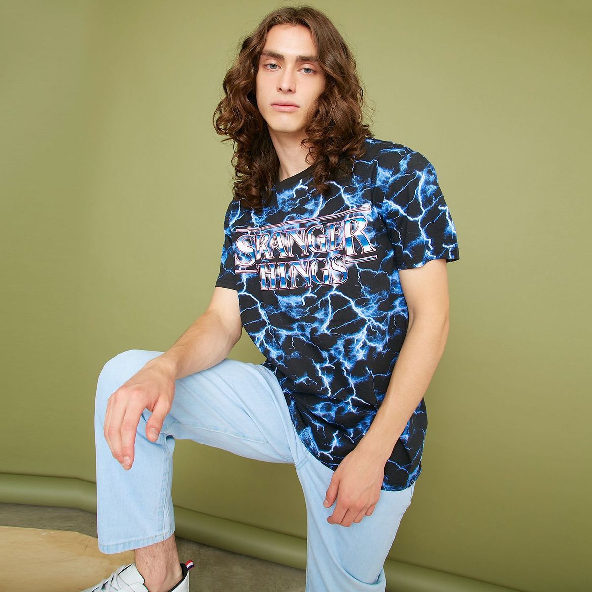 BEARCLIFF - Camiseta Hombre Manga corta Stranger Things