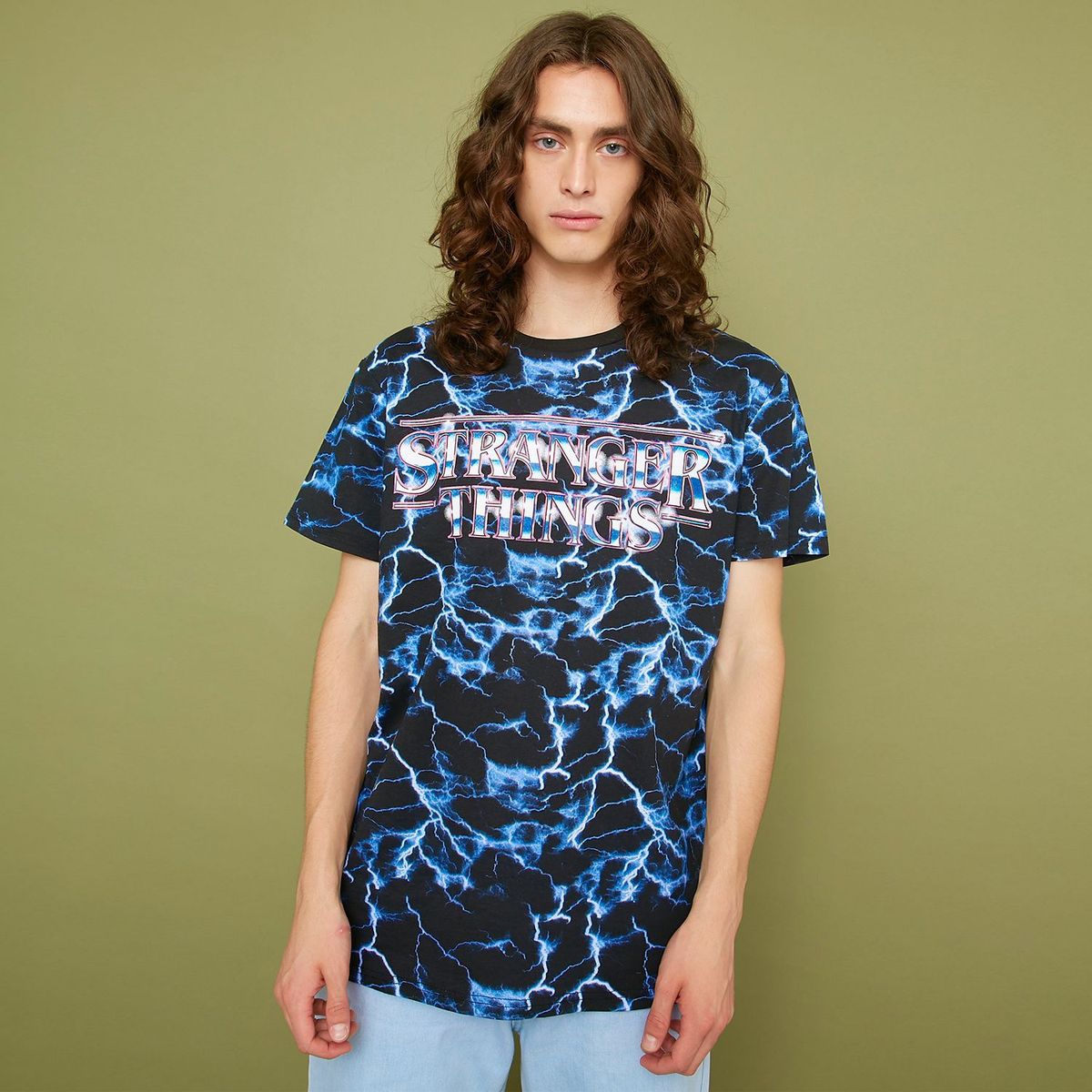 BEARCLIFF - Camiseta Hombre Manga corta Stranger Things