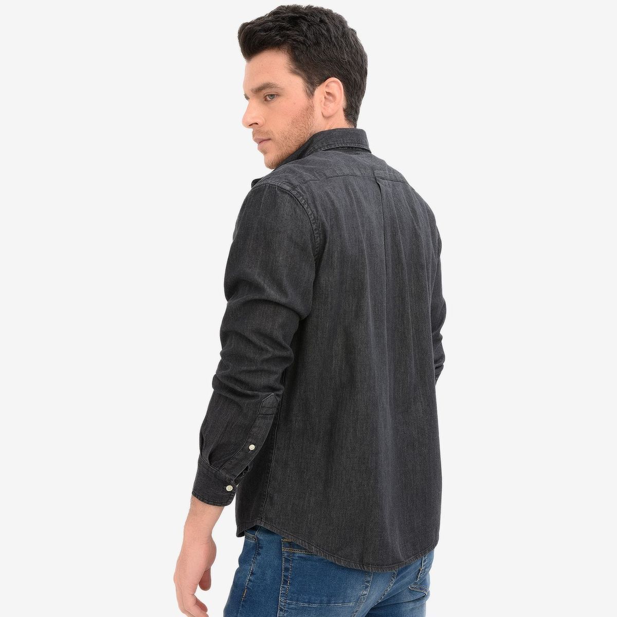 LA MARTINA - Camisa de jean para Hombre Slim La Martina