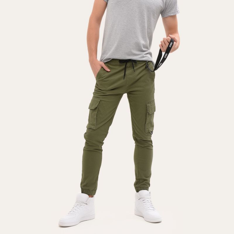 BEARCLIFF - Pantalón para Hombre Jogger Bearcliff