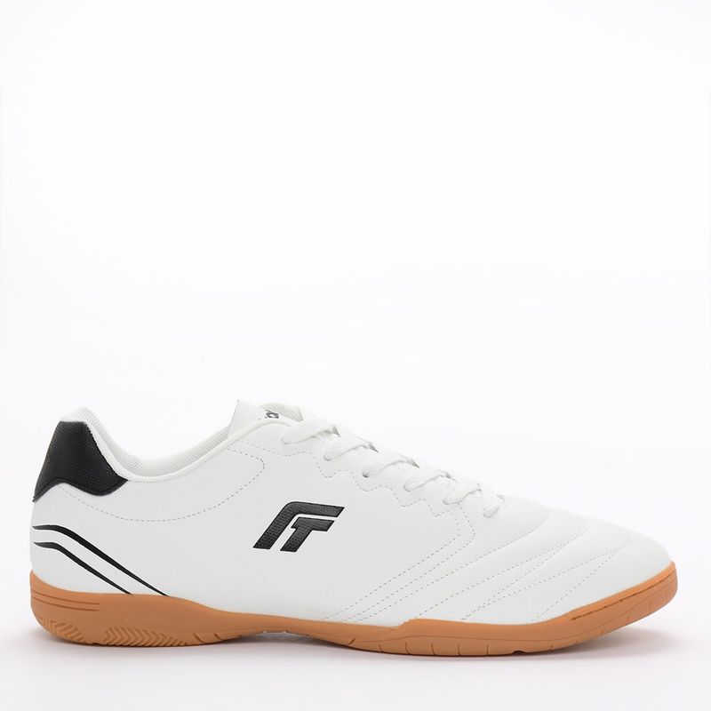 FRATTA - Guayos Fratta Para Cancha Sintética - Zapatilla De Fútbol Con Suela Lisa Y Sin Taches, Color Blanco De Hombre Con Cordones