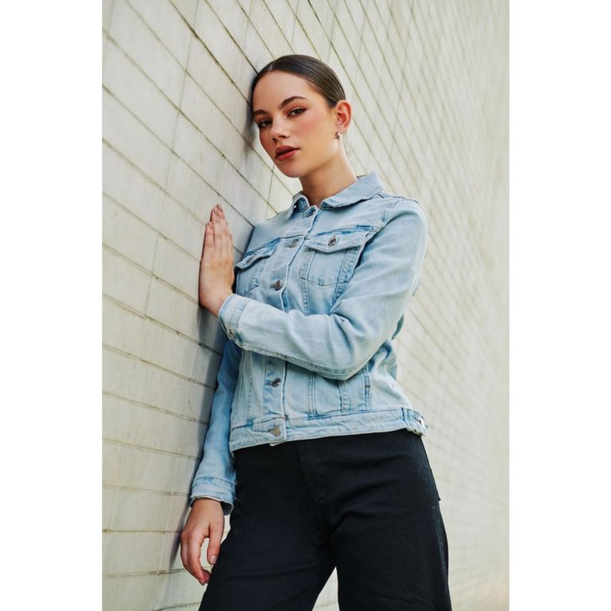 BASEMENT - Chaqueta de jean para Mujer de Algodón Basement