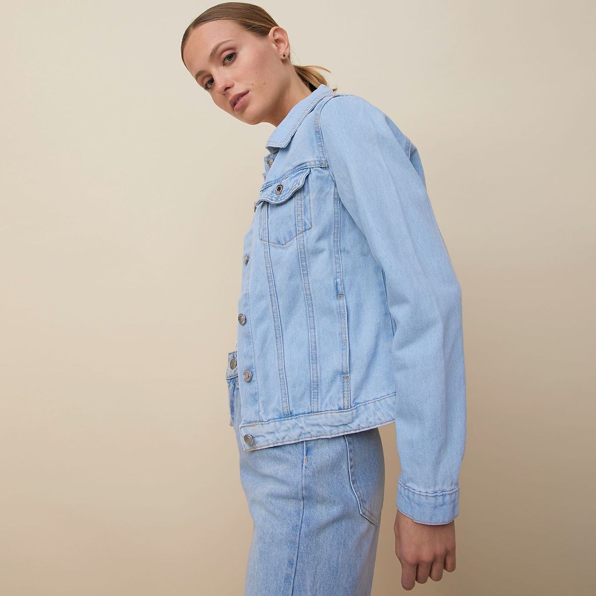 BASEMENT - Chaqueta de jean para Mujer de Algodón Basement