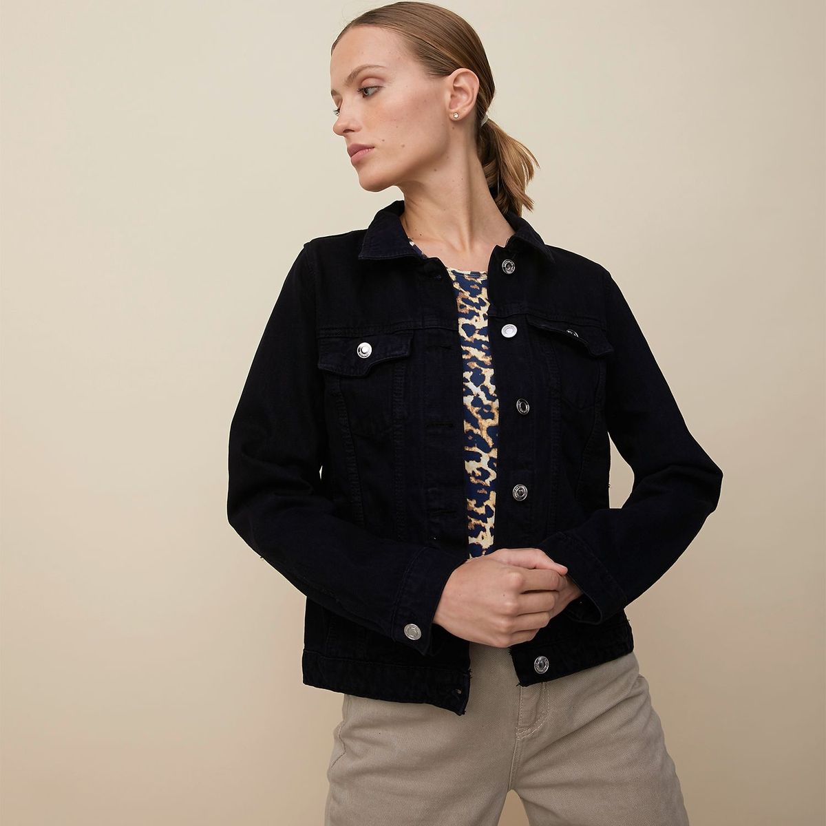 BASEMENT - Chaqueta de jean para Mujer de Algodón Basement