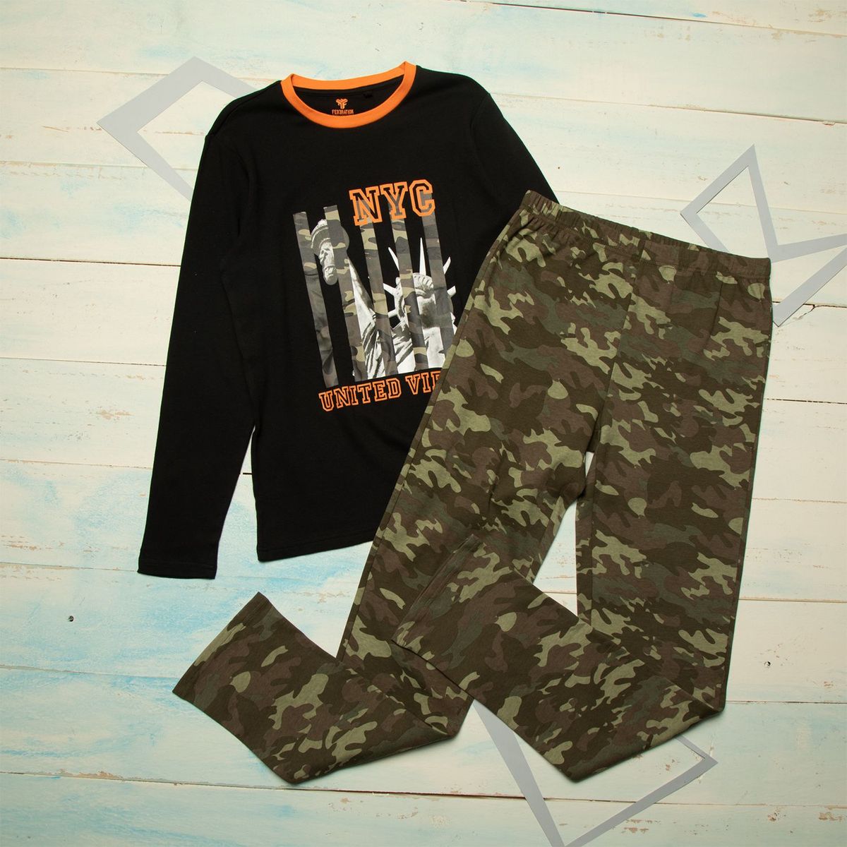 FEDERATION - Pijama Niño Algodón Federation