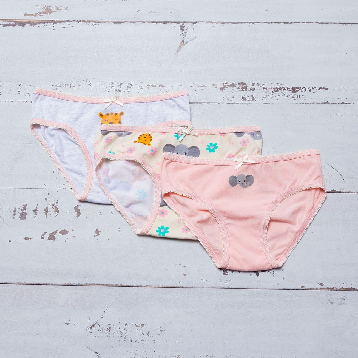 YAMP - Pantie Niña Pack x3 Algodón Yamp