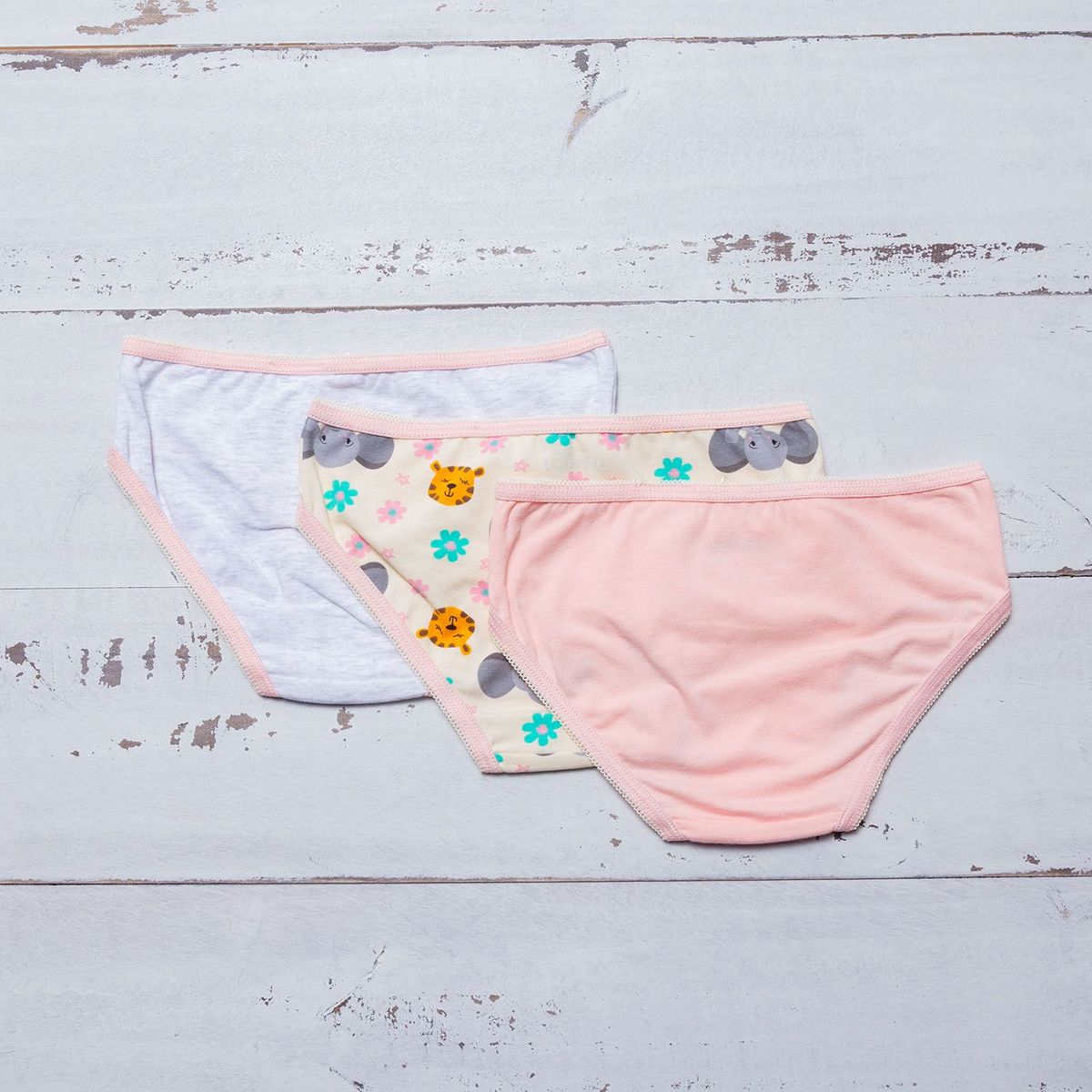 YAMP - Pantie Niña Pack x3 Algodón Yamp