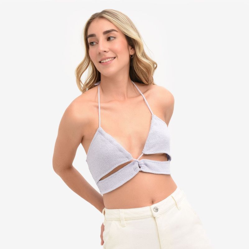 SYBILLA - Crop Top Mujer Sybilla