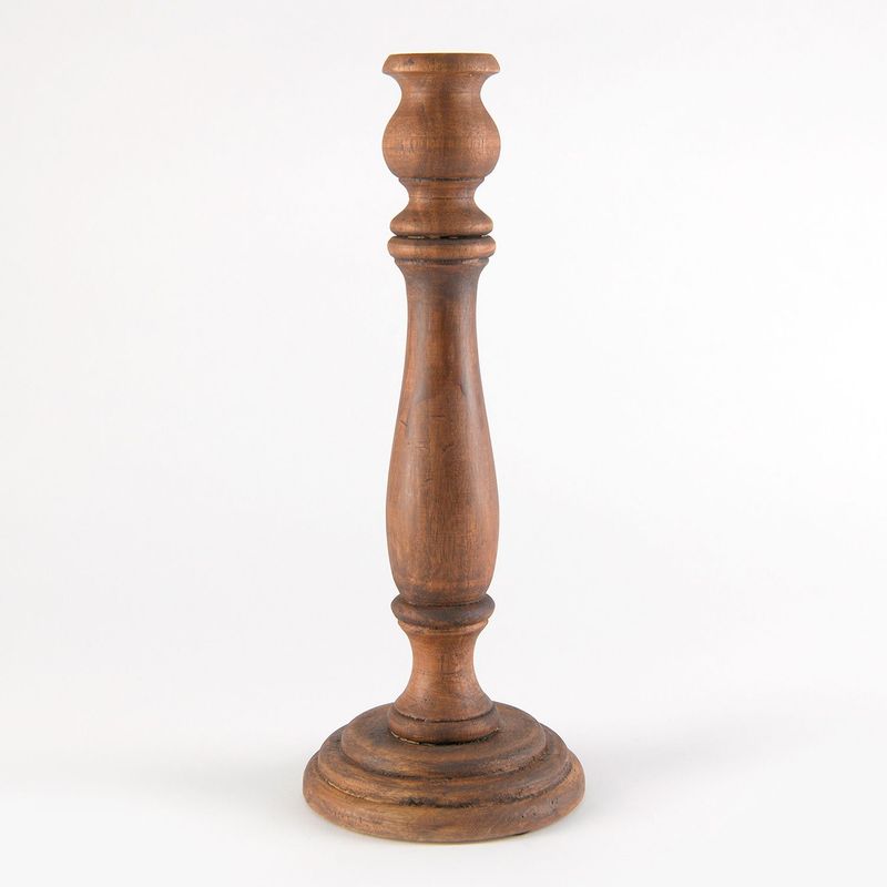 BASEMENT HOME - Candelabro Madera 40x6 cm