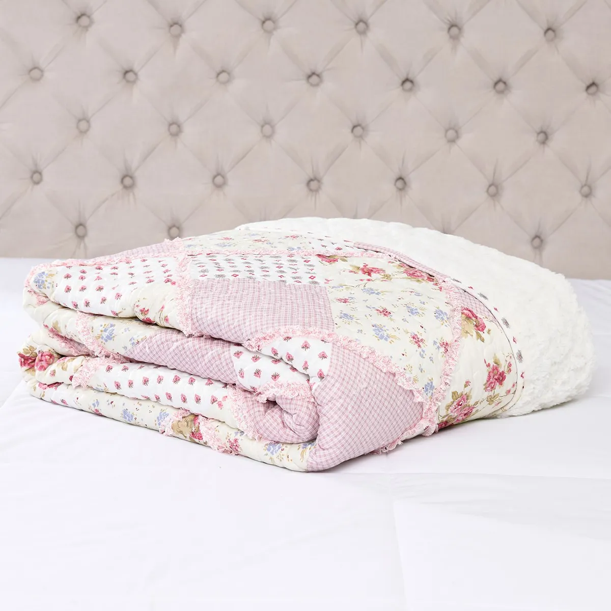 ROBERTA ALLEN - Cubrelecho Ovejero Roberta Allen con exterior y relleno de 180 GSM Poliéster