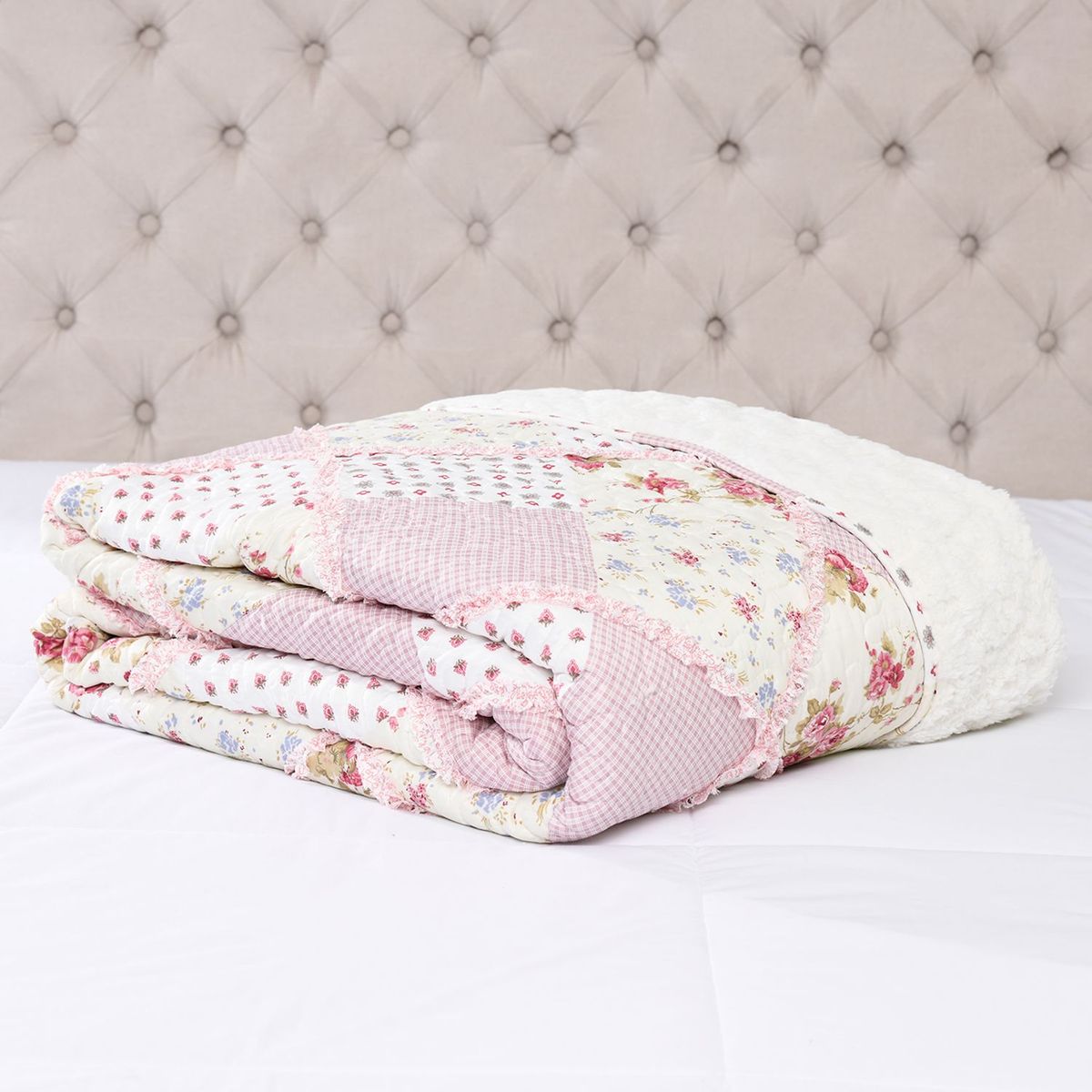 ROBERTA ALLEN - Cubrelecho Ovejero Roberta Allen con exterior y relleno de 180 GSM Poliéster