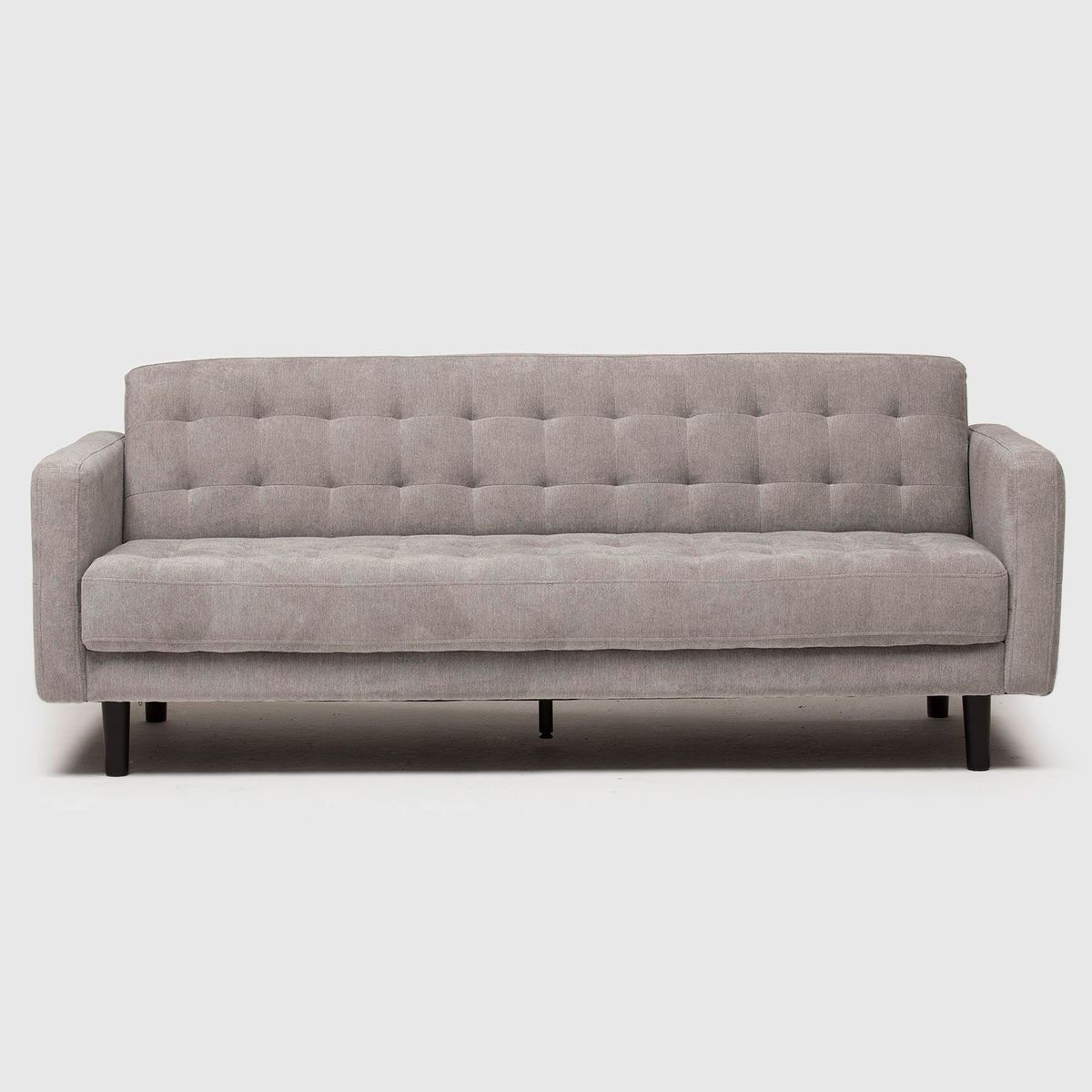 BASEMENT HOME - Sofá Moderno Microfibra 3 Puestos Bloom Wood 206 x 83 x 80 cm Basement Home - Mueble