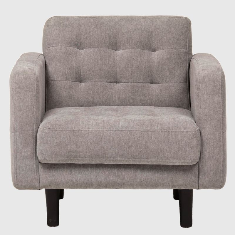 BASEMENT HOME - Sofá Moderno Microfibra 1 puesto Bloom Wood 86 x 83 x 80 cm Basement Home - Mueble