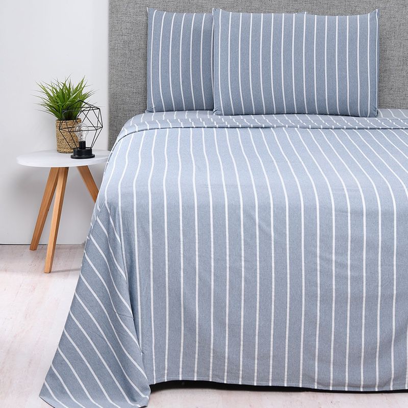 MICA - Juego de Sábanas Lisa de Poliéster 90 GSM Cati Mel Mica