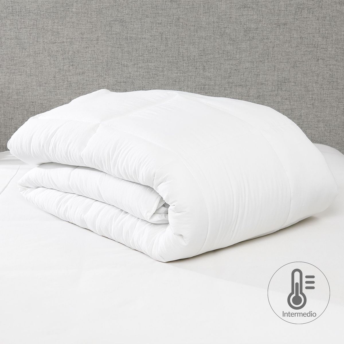 BASEMENT HOME - Plumón Edredón Blanco de Poliéster 300 GSM Eco Basement Home