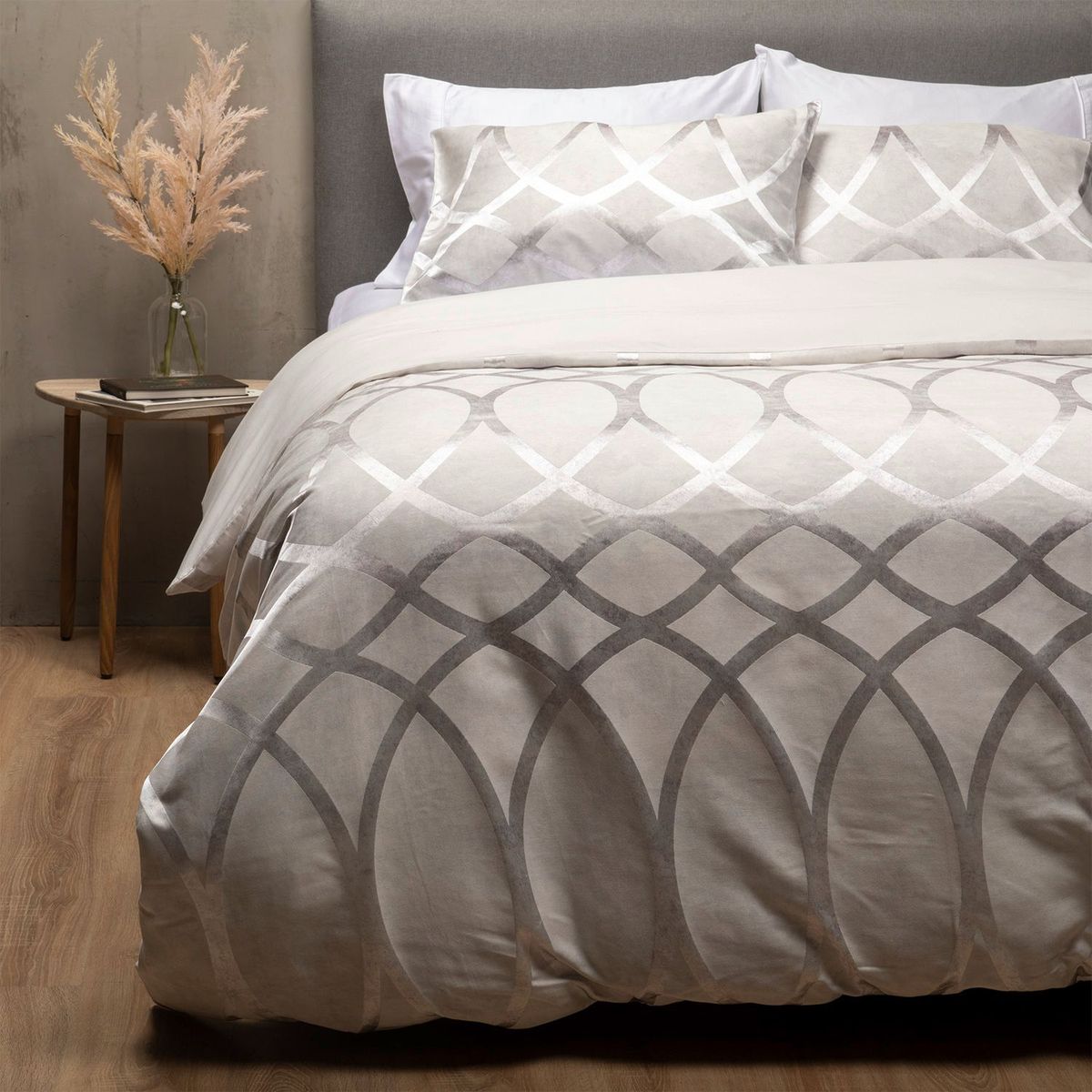 BASEMENT HOME - Funda de Plumón Bordada de Jacquard 180 hilos Artic Basement Home