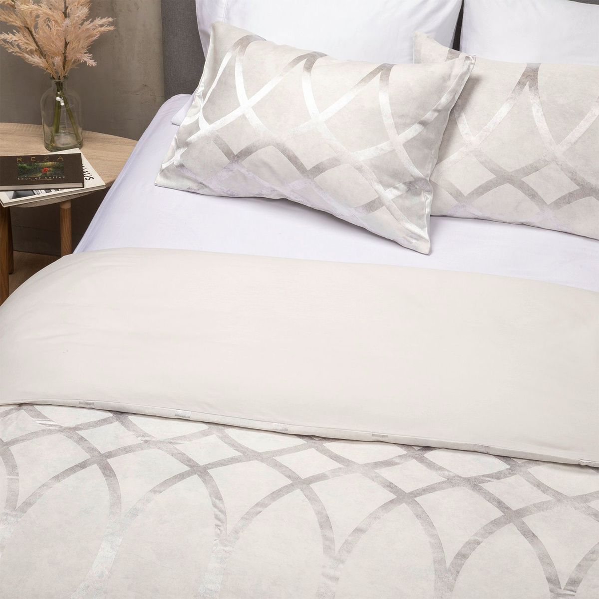 BASEMENT HOME - Funda de Plumón Bordada de Jacquard 180 hilos Artic Basement Home