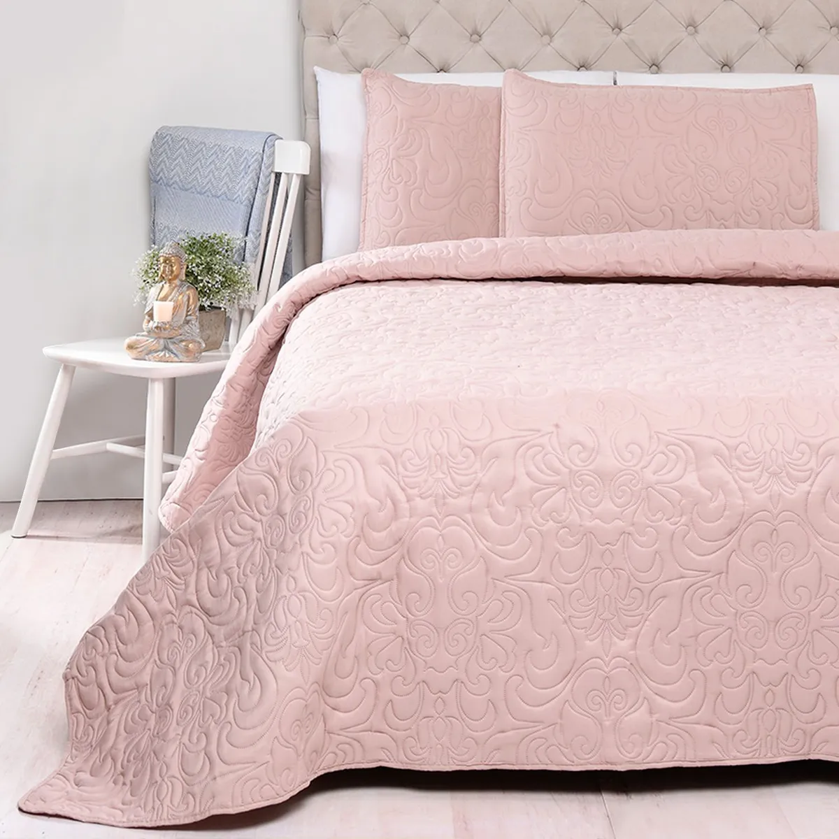 ROBERTA ALLEN - Cubrelecho Liso de Poliéster 75 GSM Paisley Roberta Allen