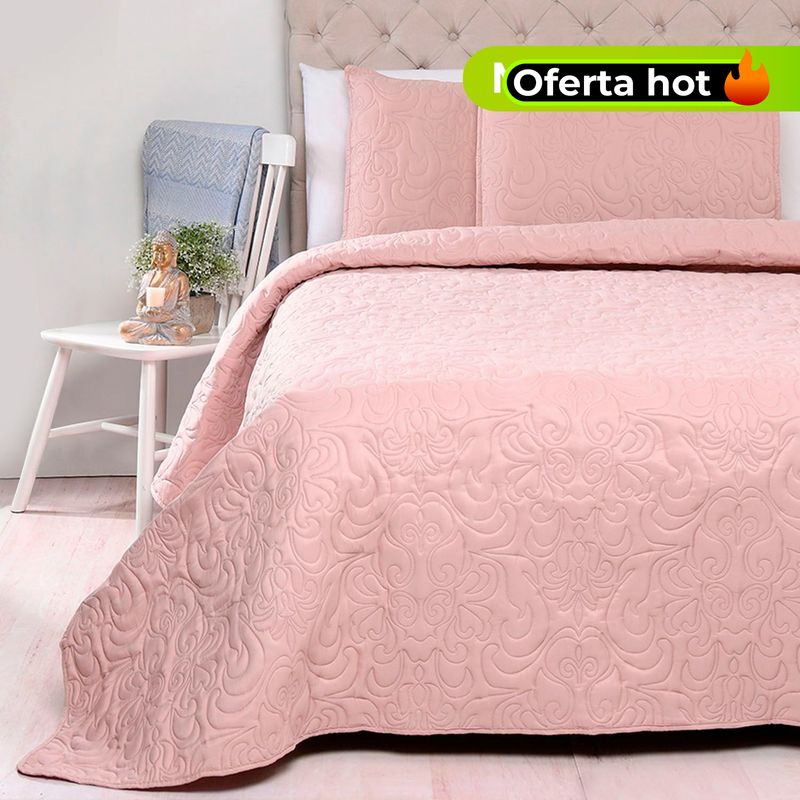 ROBERTA ALLEN - Cubrelecho Liso de Poliéster 75 GSM Paisley Roberta Allen